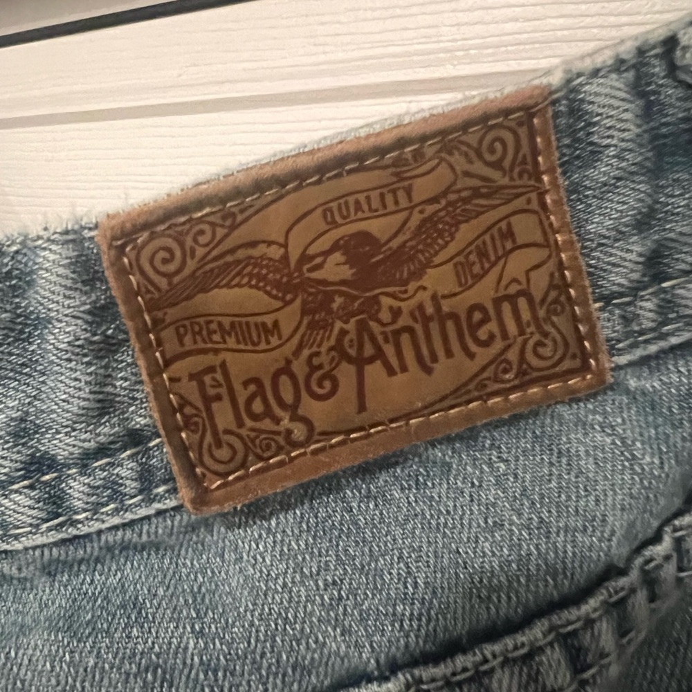 Flag & Anthem Men’s Straight leg Jeans light wash 36x34